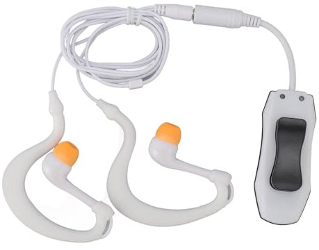 Earbuds Underwater MP3 Player, Waterproof Streaming Music Player with Headphone for Swimming Diving Running, 8H Play Time, Sound (8GB)