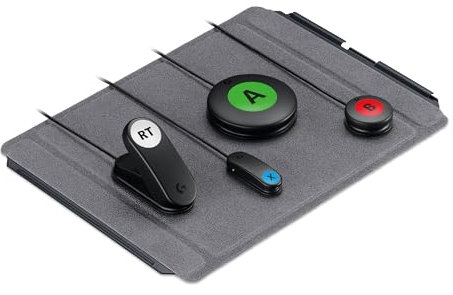 Logitech G Adaptive Gaming Kit For Access Controller, commandes personnalisables haute performance conçues pour la manette Adaptatif pour consoles Xbox One, 12 boutons et gâchettes - Noir