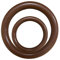 Braune FKM-O-Ring-Dichtung 60mm x 48mm x 6mm, 60mm AD, 48mm ID, 6mm Breite O-Ring-Dichtungen, Packung mit 2