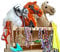 X-Group4th Stabil für Pferd - Holzstall fur 3 Steckenpferd - Accessoires für Hobby Horse - Platz für Pferd - Holzspielzeug - Für Pferdeliebhaber - Für Kinder