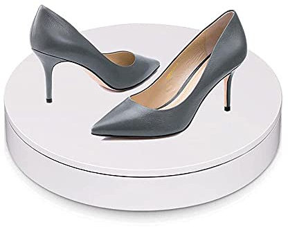 DRYIC Soporte de exhibición Giratorio eléctrico Pantalla giratoria 3D, Plato Giratorio eléctrico de 360 ​​°, Plato Giratorio automático (Bianco 30cm Load 40KG)