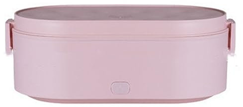 KUANGGE LunchboxInsulated Lunch Box USB Powered, Stainless Steel Portable Food Warmer Lunch Box with 2 Container, Food Heater Mini Microwave, Leakproof, for Car and Home Green