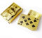 DIUDIU CAT Schwarze Spielkarten mit Goldfolie - Wasserdichtes Dollar Muster Deck, Perfekt für Zaubertricks & Partys (Gold)