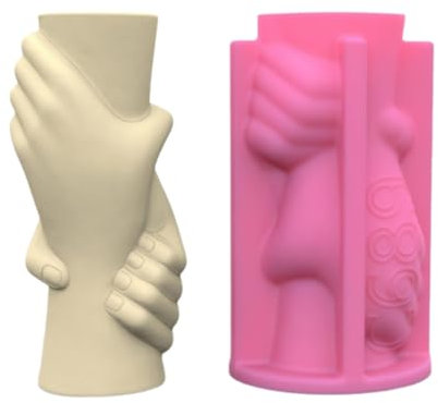 Kreative Hand-Silikonform für Blumentöpfe, Vasen, Beton, Zement, Epoxidharz, Gießwerkzeug, Handwerk, Garten