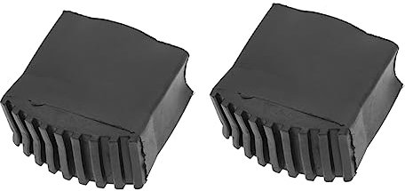 HOMSFOU 2pcs Slip Mats Rubber Ladder Pads Ladder Feet Protector Non-Slip Mat for Step Feet Cover