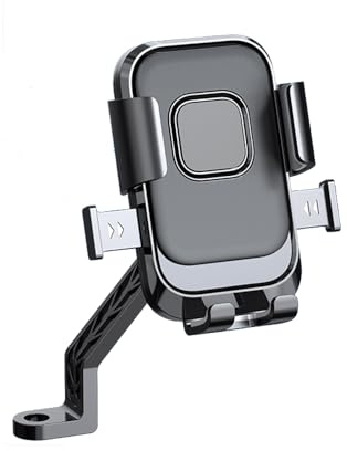 WpTrick Porta Cellulare Moto per Yamaha T-Max 500 530 560 2001-2024, Supporto Telefono Moto Rotante A 360° Regolabile, Porta Telefono Antivibrante, Antiscivolo,B