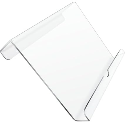Treadmill Book Holder - Tablet Holder | Acrylic Book Stand - Exercise Bike Reading Shelf 12 Transparent Acrylic Tablet And Holders For Treadmill Or Bike, Ideal For Reading Or Streaming