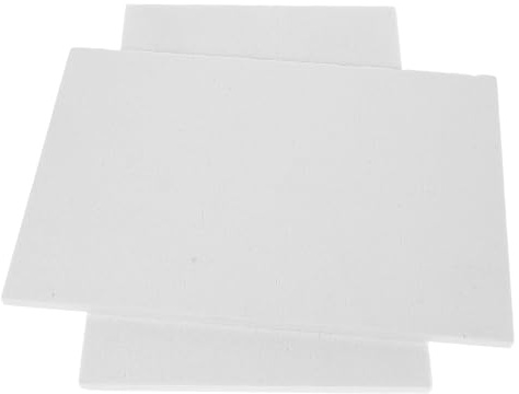 FUOYLOO Plaque Isolante Thermique Murale en Fibre Céramique, Lot de 2, Haute Stabilité Thermique, Résistante la Chaleur, pour Four et Systèmes de Chauffage Électrique