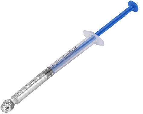 Pasta termoconduttiva in metallo liquido per CPU con argento, grasso termico ad alte prestazioni per dissipatore di CPU, VGA e chipset, 0,5 mL – 3 g di pasta termoconduttiva per