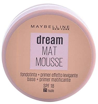 MAYBELLINE DREAM MAT Mousse 21 Nude Beige Suave