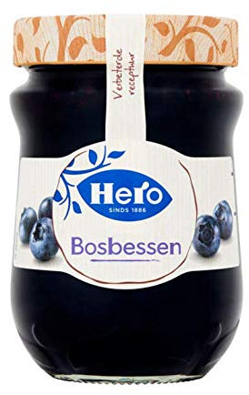 Marmellata di mirtilli | Hero | mirtilli | Peso totale 340 grammi