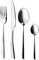KASANOVA set posate 6 persone, set posate 24 pezzi acciaio inox con forchetta, coltello, cucchiaino e cucchiaio (Delta)