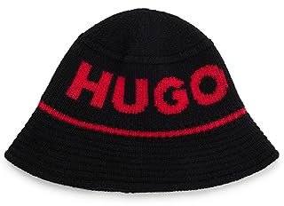 HUGO Herren Xuss Beanie, Black1, Einheitsgröße EU