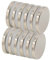 Magnetpro 12 Stück Scheibe Magnete 6 KG Kraft 25 mm Durchmesser x 3 mm Dick