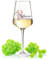 Leonardo Puccini Verre à vin avec impression UV – Fleur initiale – Personnalisable avec nom et monogramme – Convient pour vin Aperol Sangria et Lillet – Cadeaux pour elle et lui – Couleur rose