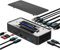 WAVLINK USB C Triple Display Docking Station, 13-In-1 Type C 10Gbps Hub avec boîtier M.2 PCIe/SATA SSD, 4K@60Hz HDMI/DP, USB C/USB-A Gen 3.2/3.1, SD/TF, Support 100W PD, Gigabit RJ45 pour Windows, Mac