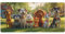 Alfombrilla de Ratón XXL Perro 600x300x3 mm, Alfombrilla Ratón Jardín con Bordes Cosidos, Alfombrilla Gaming con Base de Goma Antideslizante, Alfombrilla de Escritorio para Oficina y Gaming-LG481