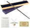 FGJCJ Hermione - Baguette magique Hermione Granger de 35 cm - Avec noyau en acier - Baguette magique Hermione en résine - Dans une boîte cadeau avec carte de sort magique, ticket de station et collier