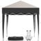TRIUMPHKEY Tonnelle Pliante 2x2 Imperméable Anti-UV 50+, Barnum Pliant 2x2 Réglable en Hauteur,Tonnelle de Jardin Exterieur Convient pour Les Fêtes, Les Foires, Les Festivals, Etc, Gris