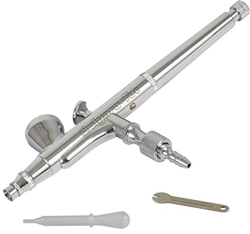Agora-Tec® AT- Airbrush Double-Action Pistole AT-ADA-01 mit 0,2 mm Edelstahldüse und -nadel