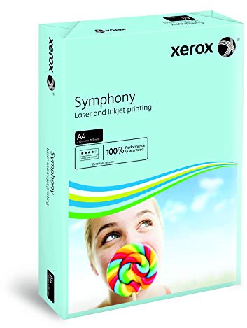 Xerox 80gsm A4 Medium Tints Mid Blue Ream Symphony Paper