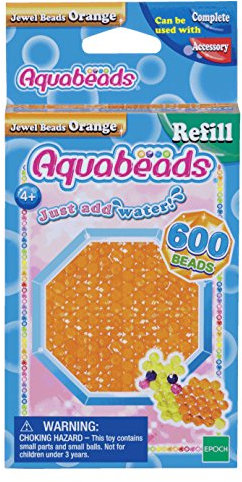 Aquabeads - 32678 - Orange Glitzerperlen