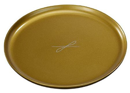 Kerzenteller, Dekoteller Rund Gold 15 cm