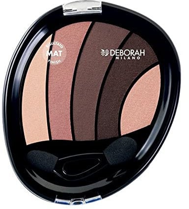 DEBORAH Perfect Smokey Eye Palette N.09, 5 Tonalità Di Ombretto Coordinate Per Uno Smokey Eye Perfetto, Texture Morbida E Dal Rilascio Colore Intenso, Nude