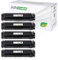 Kineco 5X XL Toner ersetzt 203X CF540X CF541X CF542X CF543X 2xbk 1x CMY Multipack für HP Color Laserjet Pro MFP M281fdw M281fdn M281fw M280nw M254nw M254dw M254dnw