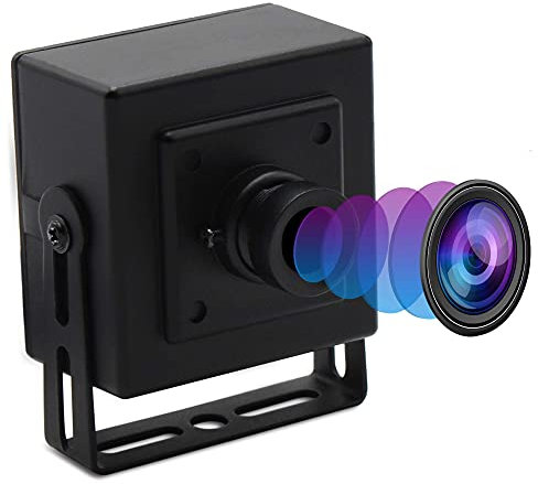 ELP OTG Wide Angle Webcam 5MP Aptina MI5100 CMOS 100 Degree No Distortion Lens USB Camera for Web Conference / Business / Robot Machine Vision USB500W05G-BL100