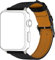 topp - Echtleder Armband mit Ziernaht passend für Apple Watch 42/44 mm Schwarz