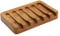 Teak Seifenschale Holz von HTB Wasserfall Design, Holz Seifenhalter Seifenablage für Bad, Küche, Waschbecken und Theke