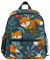 Kinderrucksack Junge Mädchen Kindergarten, Netter Winter Waldtier Fuchs Lässig Mini Backpack Büchertasche mit Brustgurt