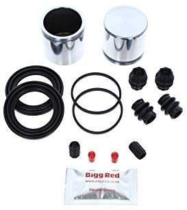 Bigg Red - Front Brake Caliper Repair Seal Kit and Pistons - BRKP390