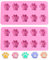 Aabellay 2 Stück Katze Pfote Harz Casting Formen Gussformen Kerze Nette Haustierpfote Silikonharzform Tierform Epoxidharz Tiere für Schokolade Backen Polymer Clay Seife Cupcake – 10 Gitter