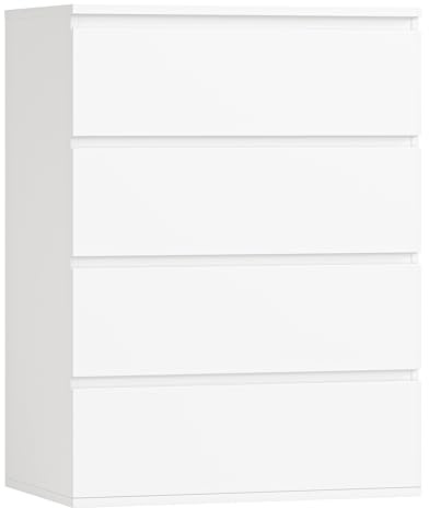 FOTOSOK White Dresser, Dresser for Bedroom, Small Dresser Chest of Drawers