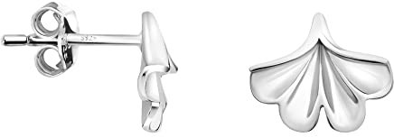 SOFIA MILANI - Damen Ohrringe 925 Silber - Ginkoblatt Ohrstecker - E1275