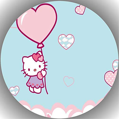 Premium Esspapier Oblate Tortenbild, Essbares Foto für Torten, Tortenaufleger Ø 20cm Hello Kitty T1