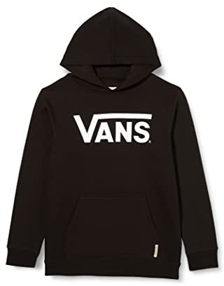 Vans Classic PO Felpa con Cappuccio, Black, S Unisex-Bambini
