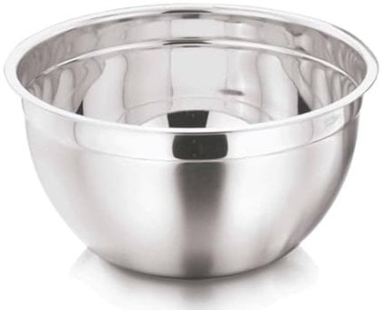 Tredoni Professional Stainless Steel 26cm Deep Mixing Bowl, Multi-Use Heavy-Duty Rustproof Cooking/Baking Bowl (26 cm // 4.7 Liter)