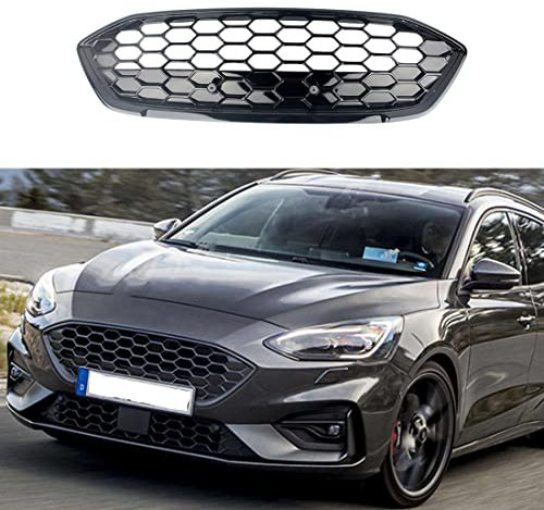 PURICY Griglia a Nido d' Ape griglia a griglia Anteriore Inferiore, per Ford Focus 2019 2020
