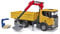 bruder 03551 - Scania Super 560R Baustellen LKW mit Kran & 2 Paletten - 1:16 Fahrzeuge, Baufahrzeug, Kranwagen, Lastwagen, Spielzeug ab 4 Jahre