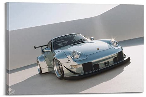 Sportauto-Poster für RWB 911 GT2 Rennauto, dekoratives Gemälde, Leinwand, Wand- und Kunstbild, Familienzimmer, Dekoration, 40 x 60 cm