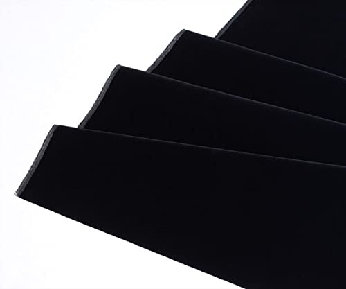 Musou Black Fabric FR (Schwärzester feuerfester Stoff der Welt, zertifiziert nach EU, US und CAN Standards) (110 cm x 50 cm)