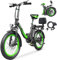 Foldable Electric Bike for Adults,Hidoes 250W Folding Ebikes for Adults,13Ah Removable Battery 22Miles E Bike Electric Bicycle for Commuting 20 Tire,Dual Suspensions