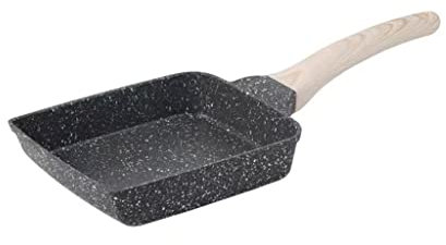 FEIGUO Padella per uova Antiaderente Pentola per colazione domestica Fornello a gas Fornello a gas Bistecca fritta Pancake Padella antiaderente Pentola (Colore : A, Dimensioni : 1pcs) Vision (B 1pcs)