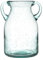 BURLOE Blumenvase Aus Glas, Elegante Doppelohr Dekoration Moderne Dekorative Handgefertigte Luftblasenvase Für Herzstück Heimdekoration,3,L