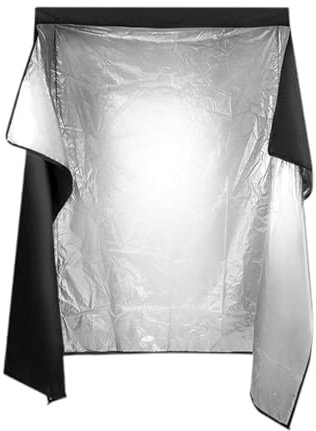 FytStycale Copertura per scaffale, Copri comodo Accesso con Cerniere, Custodia Protettiva Per Ripiani, Tessuto Oxford 210D, Impermeabile, Antipolvere, Protezione Solare,123cmx46cmx183cm, Nero