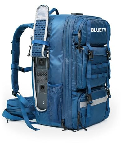 BLUETTI Handsfree 2 Station Électrique Portable à Dos, 512Wh 700W LiFePO4 Générateur Solaire avec Sac à Dos 60L, Système d'Alimentation Solaire Tout en Un pour Randonnée, Photographie, Voyages