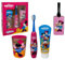 Zahnpflege Set für Kinder Minnie Disney 4 Stück leuchtende Zahnbürste Zahnpasta Becher Etikett Koffer